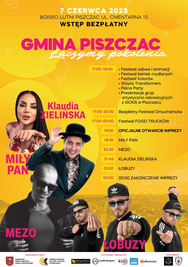 Festiwal Gmina Piszczac – Łączymy Pokolenia | 7 czerwca 2025